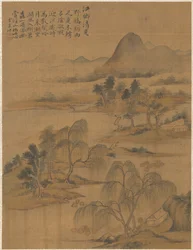 高い夏のリバービレッジ、1775年。