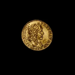 ルイ13世が描かれたフランスのコイン