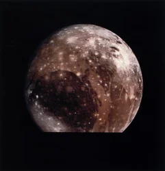 木星の衛星の一つであるガニメデ