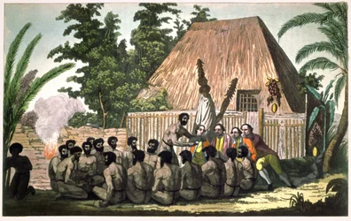 ジェームズ・クック。 1820年頃（彫刻）
