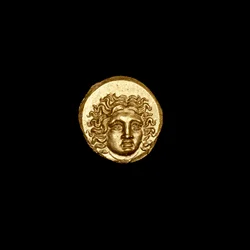 ローディアン・テトロボル・コイン 古代ギリシャ カリア島沖の島々 ヘリオス (写真)