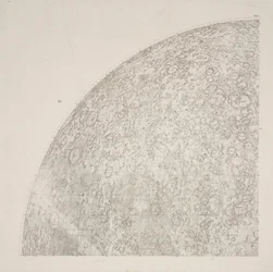 ビールとマドラーの月の地図の東南四方