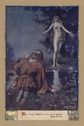 彼女はゆっくりと腕を持ち上げ、彼にそれらを開いた