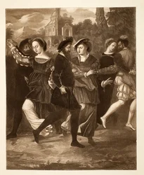 ダンシング・ピクチャー、1532年、パブ。 1902（コロタイプ）