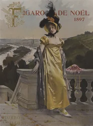 Viendra-t-il？ （彼は来ますか？）ルフィガロイラストの表紙、1897年12月