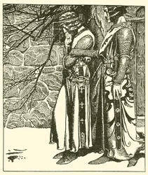 ケイ卿はパーシバル卿の瞑想を中断します