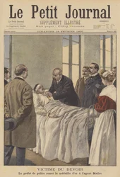 義務の犠牲者：パリ警察、負傷した警官にメダルを贈る