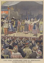 フランス下院議会議長、ポールデシャネルが主催する人気のガラ