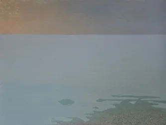 There is so much more, 2019, 油彩、金箔、パネル