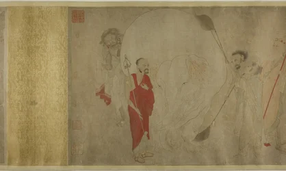 白い象を洗う