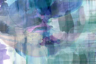 流動的な水彩画の抽象画