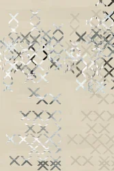 幾何学的なX模様