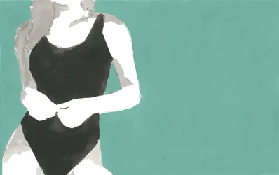 ミニマルな水着スタイル
