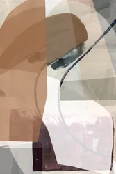 モダンな抽象的な形