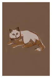 モダンでスタイリッシュな猫