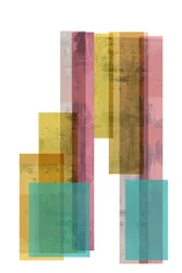 重なり合うカラーブロック