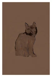 静かな茶トラ猫