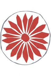 赤い民の花
