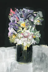 鮮やかな花束