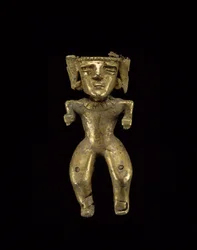 立ち姿、西暦200〜 1600年（ゴールド）