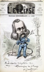JobによるVictor Recital（1808-1893）のユーモラスな絵。1869年3月10日の「L