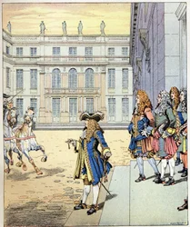 「私はもう少しで待つところだった！」太陽王と呼ばれたフランス国王ルイ14世（1638-1715）が、馬車が定刻に到着した際にヴェルサイユ宮殿前で述べた言葉。