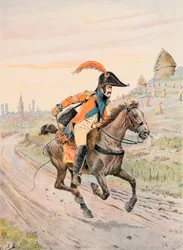 Jacques Marie Gaston Onfroy de Breville dit JOB (1858-1931) - フランス軍の常備服。第一帝政期のヌーシャテル公使のクーリエ、個人蔵