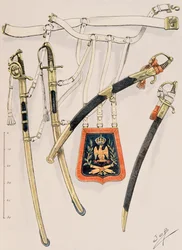 Jacques Marie Gaston Onfroy de Breville dit JOB (1858-1931) - フランス軍の常備服。第二帝政期の帝国軍、個人蔵