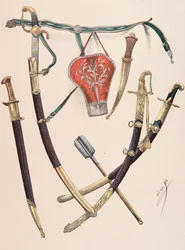 Jacques Marie Gaston Onfroy de Breville dit JOB (1858-1931) - フランス軍の常時着用していた衣装。Arms a l