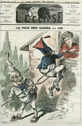 La fille bien gardee.7月7日発売のジョブズの「日食」の表紙