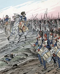 マレンゴの戦い中のナポレオン・ボナパルト (1800)